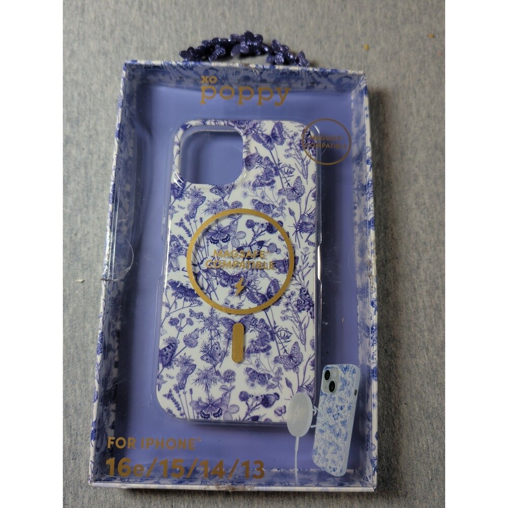 XO Poppy Mag Safe Compatible iPhone 16e/15/14/13 Phone Case
